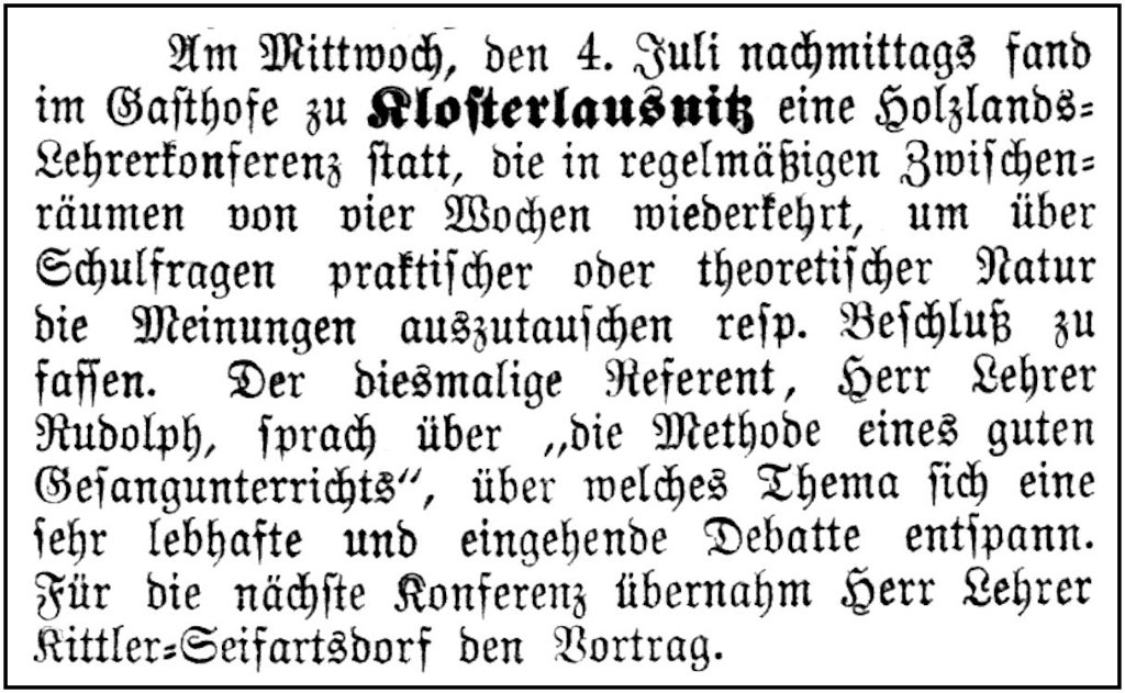 1888-07-04 Kl Lehrekonferenz